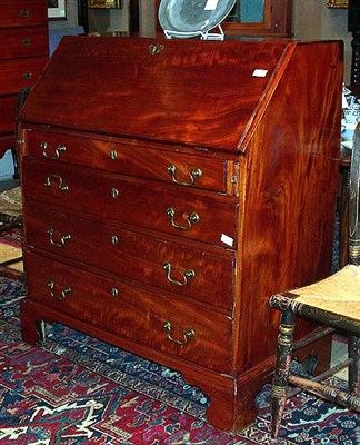 Lot 231A - Chippendale Mahogany Slant-Front Desk The...