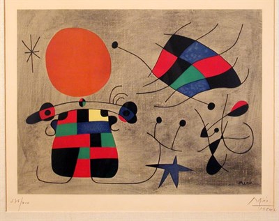 Lot 336 - After Joan Miró LE SOURIRE AUX AILES...