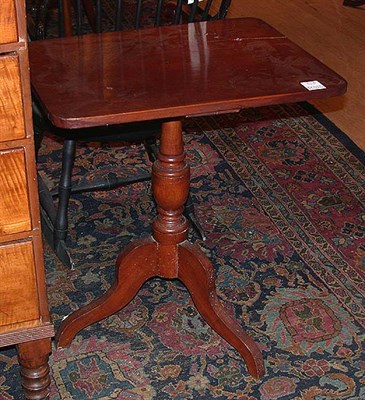 Lot 150A - Classical Cherry Tripod Table Height 28 inches,...