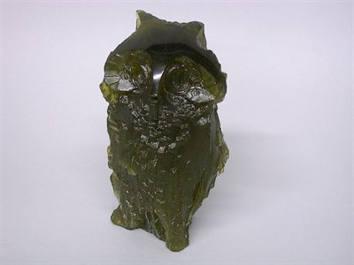 Lot 264 - Daum Pate de Verre Cristal Owl After Demarchi,...