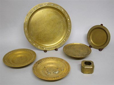 Lot 287 - Group of Tiffany Studios Gilt-Bronze Items...
