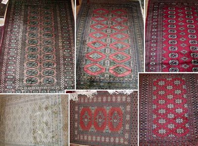 Lot 610 - Six Pakistan Bokhara Rugs Pakistan,...