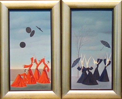 Lot 25 - Carlo Canevari Italian, b.1922 CARDINALS and...