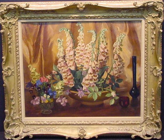 Lot 226 - George Laurence Nelson 1887-1978 FOXGLOVE WITH...