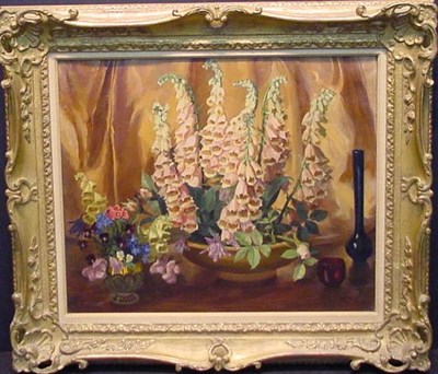Lot 226 - George Laurence Nelson 1887-1978 FOXGLOVE WITH...