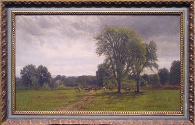 Lot 54 - Attributed to Clinton Loveridge COWS IN A...