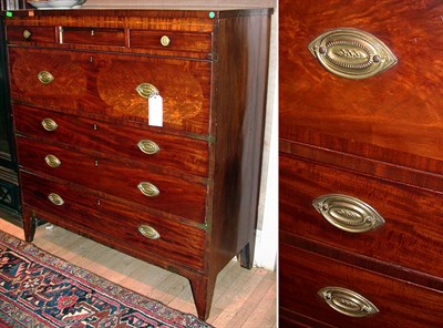 Lot 179 - Federal Inlaid Mahogany Chest of Drawers New...