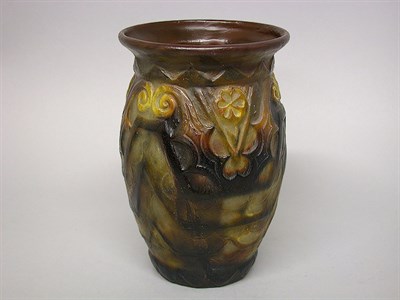 Lot 266 - Gabriel Argy-Rousseau Pate de Verre Vase Of...
