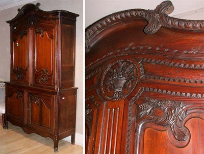 Lot 414 - Provincial Louis XV Style Pine Buffet a Deux...