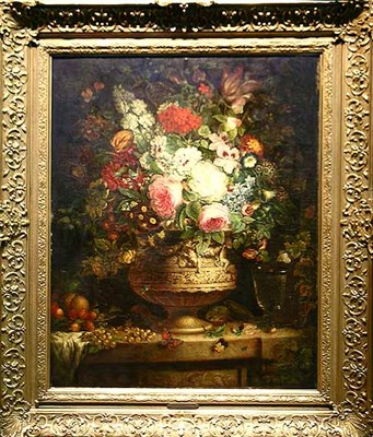 Lot 42A - Circle of Paul Theodore van Brussel FLORAL...