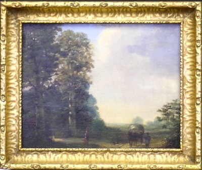 Lot 35 - Jacobsen 19th Century ALONG A COUNTRY ROAD...