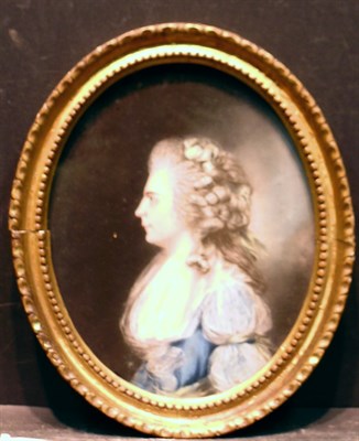 Lot 116 - French School 18th Century PORTRAIT OF A WOMAN...