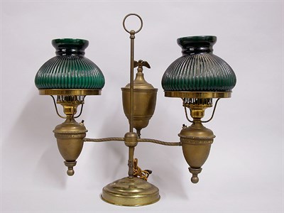 Lot 275 - Brass Student Lamp