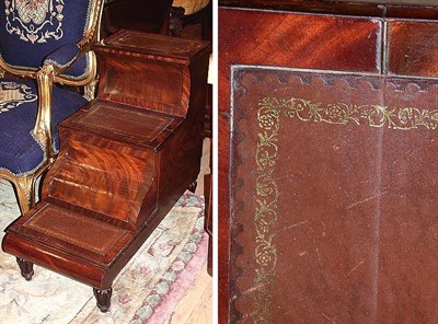 Lot 363 - Regency Mahogany Metamorphic Bedsteps