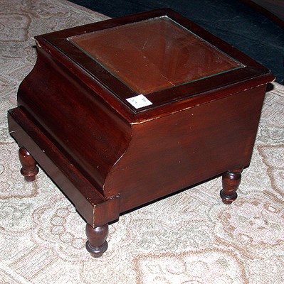 Lot 225 - Regency Low Commode Bedstep