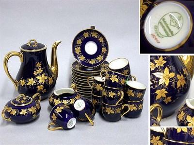 Lot 289 - Continental Gilt Decorated Porcelain Tea...