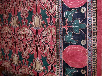 Lot 485 - Arts and Crafts Design Carpet India,...