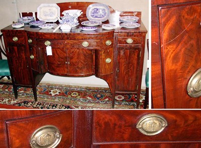 Lot 152 - Federal Inlaid Mahogany Sideboard New York,...