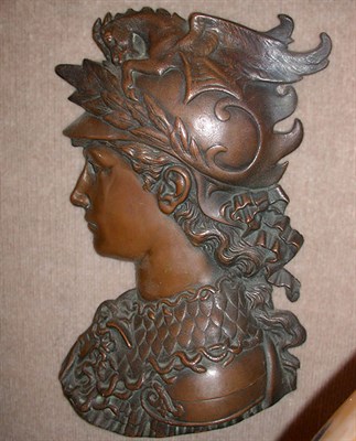 Lot 169 - Bronze Relief Portrait Depicting Mercury....