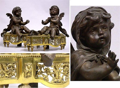 Lot 167 - Pair of Louis XVI Style Gilt and...