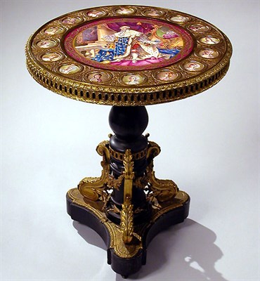 Lot 104 - Napoleon III Style Bronze and Ebonized...