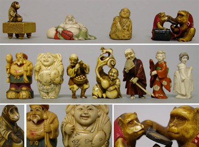 Lot 610 - Miscellaneous Group of Chinese Ivory Articles...