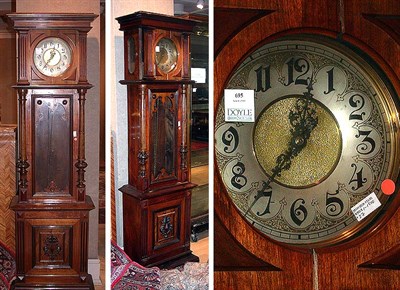 Lot 695 - Victorian Mahogany Tall Case Clock Height 6...