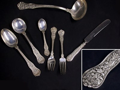 Lot 437 - Tiffany & Co. Sterling Silver Flatware Service...