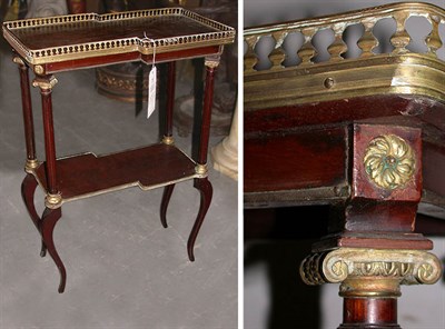 Lot 645 - Louis XV Style Mahogany Etagere Height 31 1/2...