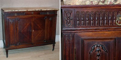 Lot 155 - Louis XVI Style Mahogany Side Cabinet With a...