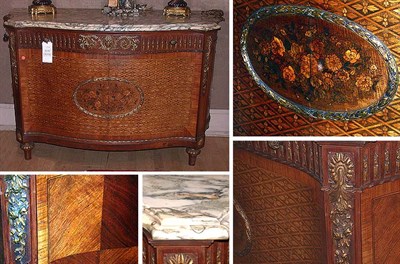 Lot 170 - Pair of Louis XIV Style Marquetry and...