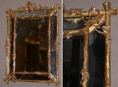 Lot 678 - Victorian Style Gilt-Wood Mirror Of...