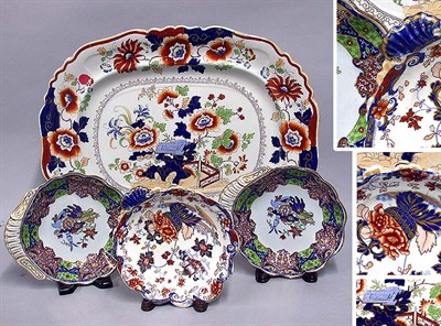 Lot 580 - Group of English Ironstone Articles Comprising...