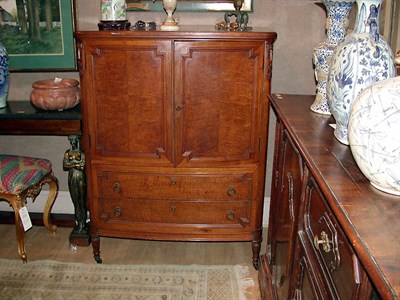 Lot 244 - Louis XVI Style Mahogany Wardrobe