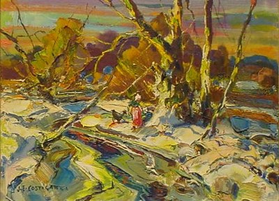 Lot 242 - John Edward Costigan 1888-1972 WINTER ALONG...