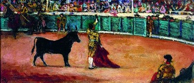 Lot 305 - Robert Philipp 1895-1981 BULLFIGHT Signed...