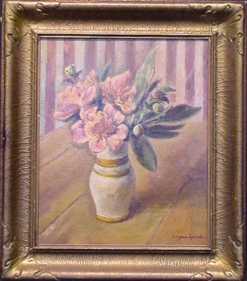 Lot 285 - Eugene Edward Speicher 1883-1962 PEONIES...