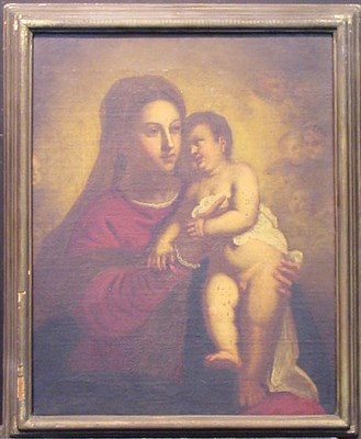 Lot 67 - Neapolitan School 17th Century MADONNA AND...