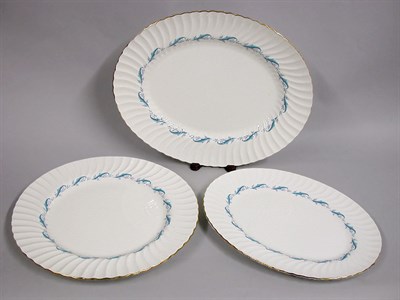 Lot 285 - Group of Three Mintons Porcelain Platters