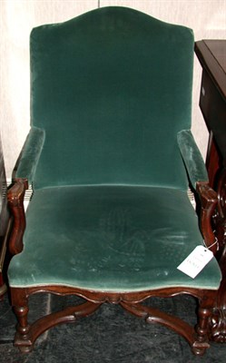 Lot 148 - Early Italian Rococo Walnut Armchair 18th...