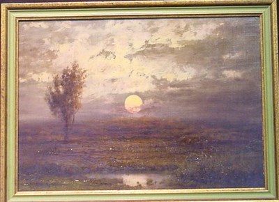 Lot 29 - Edward Gay American, 1837-1928 MARSH AT SUNSET...