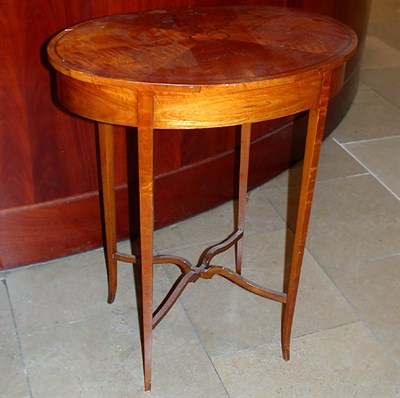 Lot 391 - Edwardian Satinwood Side Table