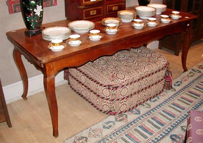 Lot 289 - Provincial Louis XV Style Fruitwood Refectory...