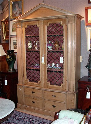 Lot 422 - Georgian Style Pine Bookcase