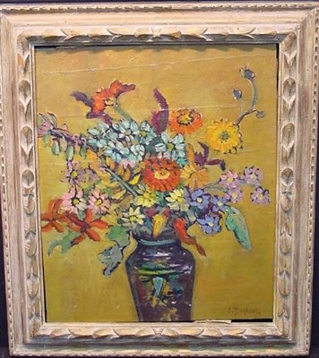 Lot 24 - Georgette Dupouy French, 20th century FLORAL...