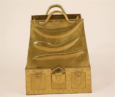 Lot 993 - Brass 'Handbag' Umbrella Stand 20 x 17 x 8...