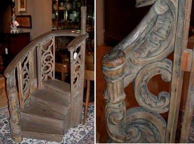 Lot 278 - Baroque Style Walnut Pulpit
