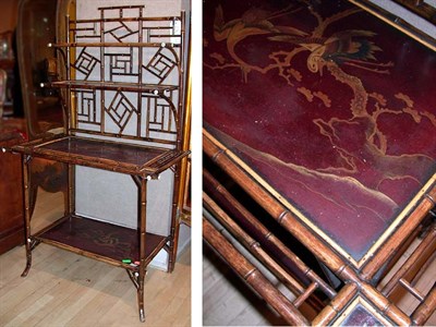 Lot 320 - Victorian Bamboo, Ivory and Lacquered...