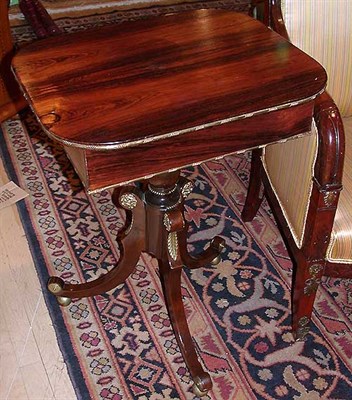 Lot 391 - Regency Style Gilt-Metal Mounted Rosewood and...