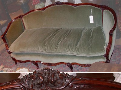 Lot 393 - Louis XV Style Fruitwood Canape